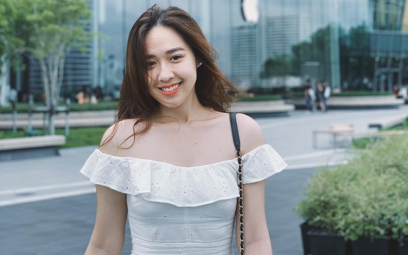 Sự xuất hiện của Hà My tại sự kiện